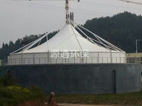 污水池反吊膜加蓋