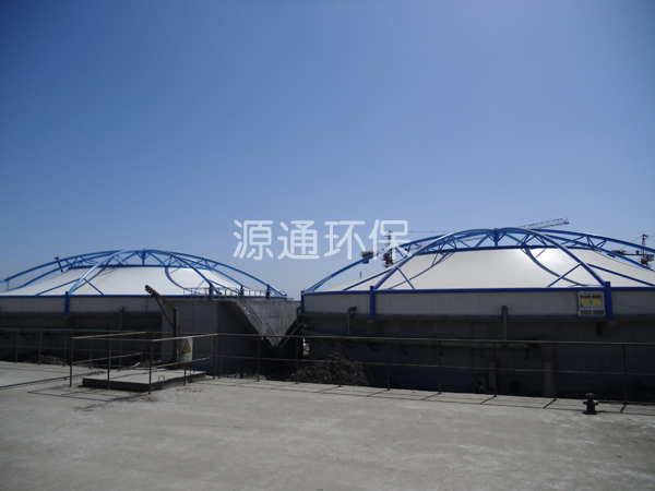污水池反吊膜加蓋